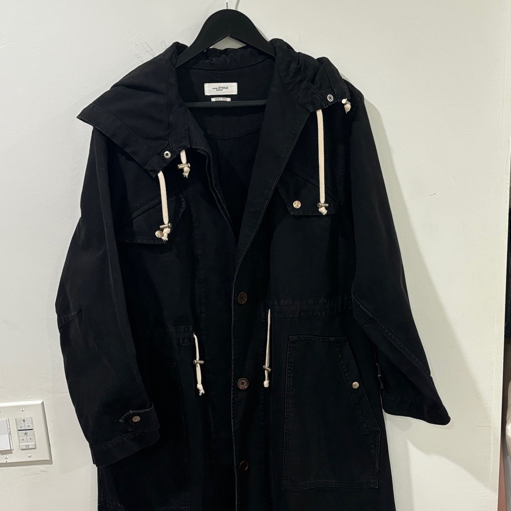 Black Hooded Men's Jacket